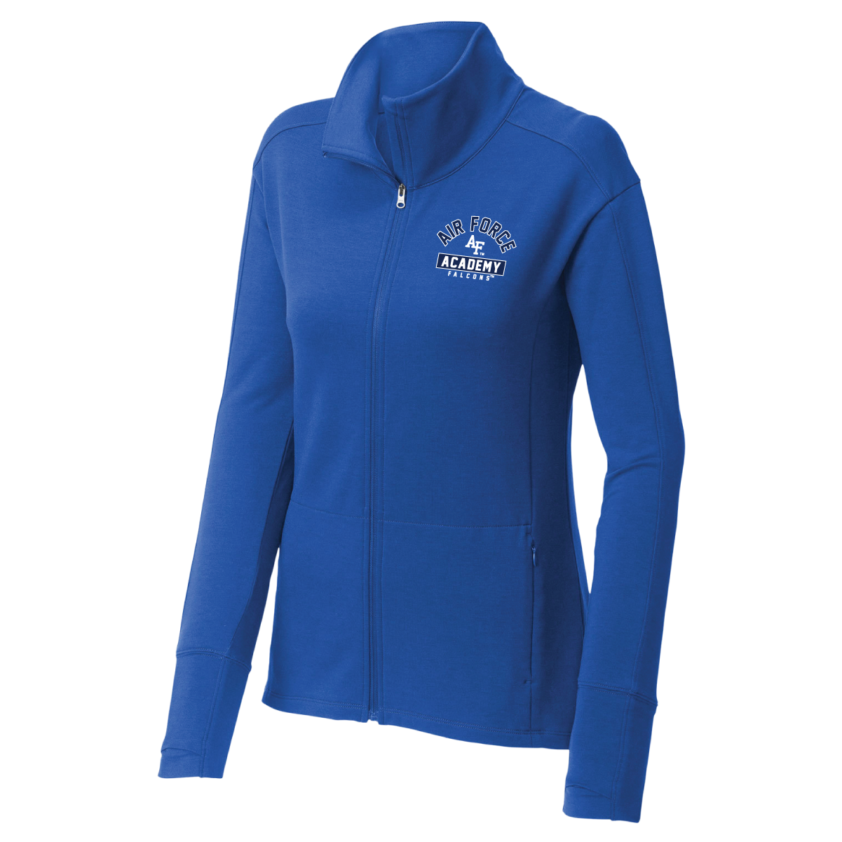 Women's Best Power top Zip Jacket Royal Blue XL NWT