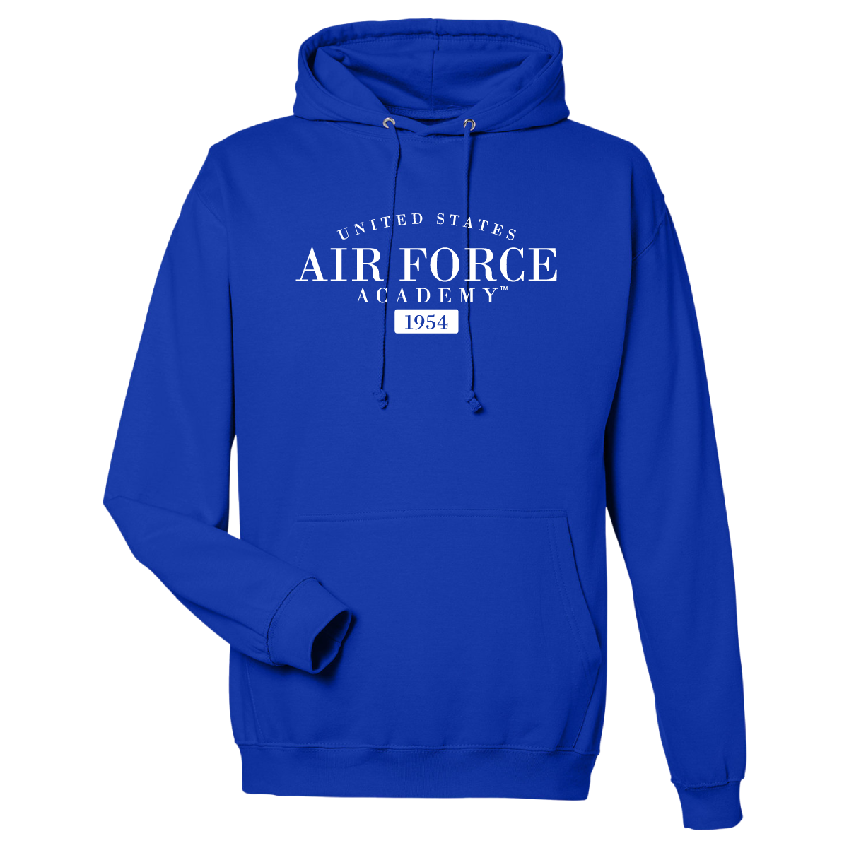 Royal Blue Air Force Embroidered Hoodie Doolittle Outfitters