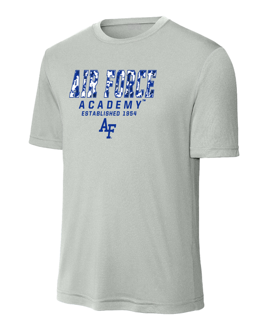 Air Force Academy Performance Athletic Tee Silver
