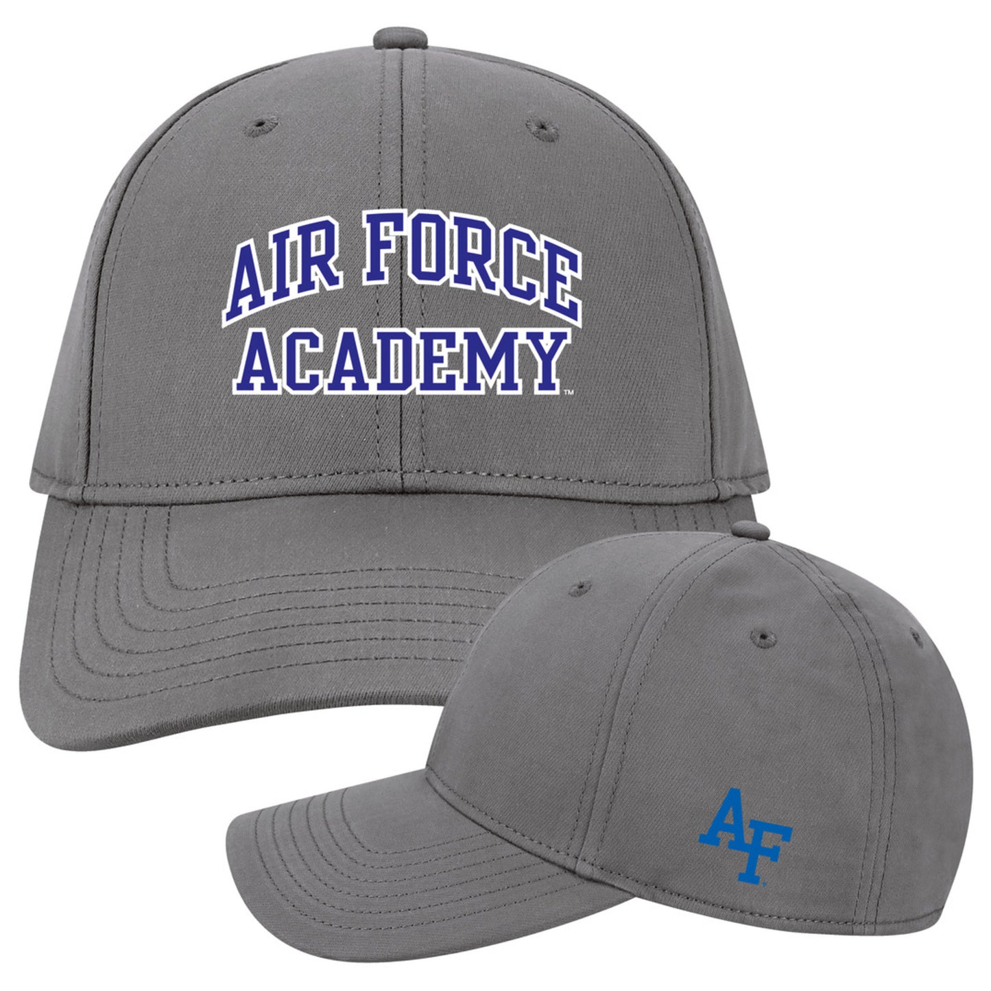 Back Nine Adjustable Golf Hat - Dark Grey