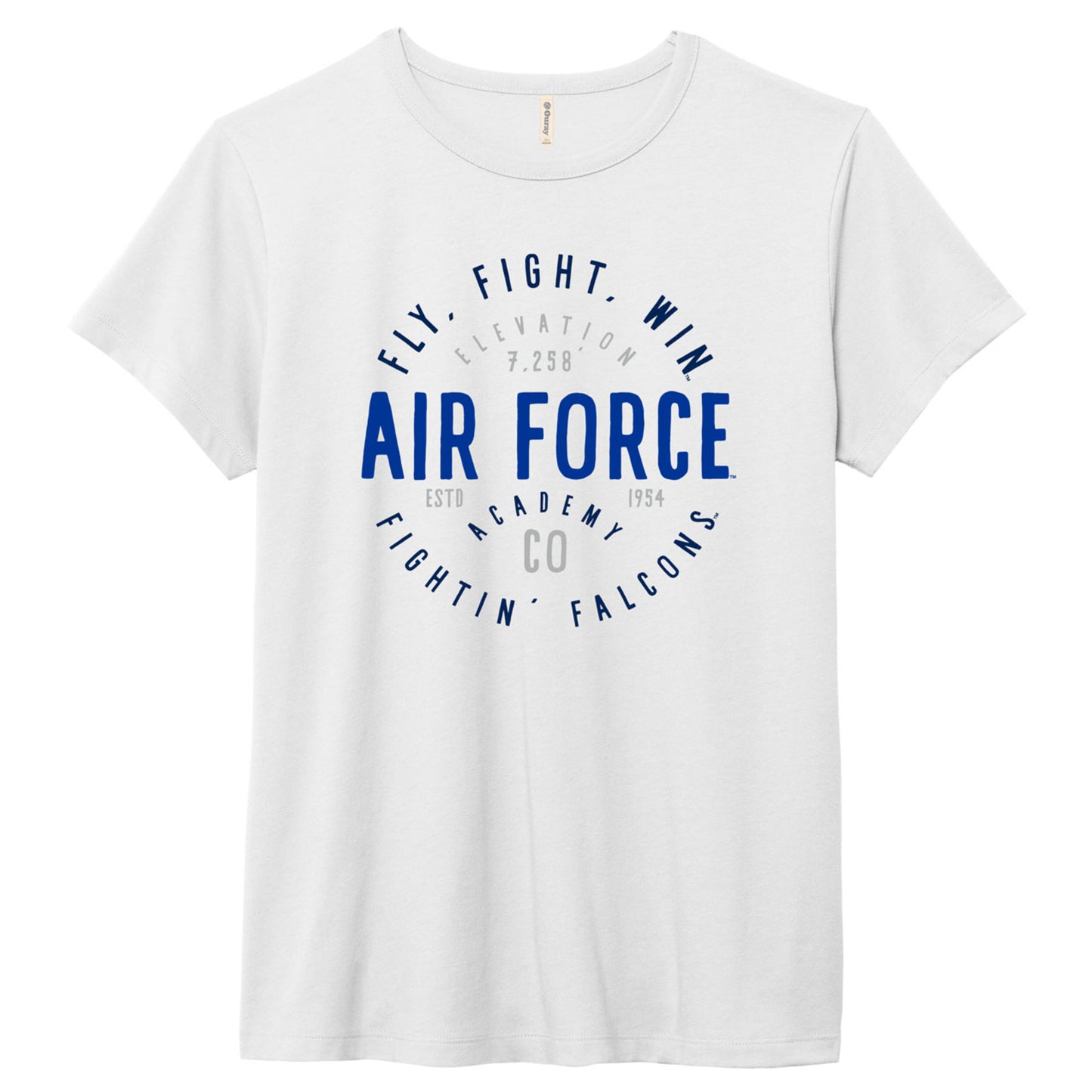 Air Force Academy Essential Crew Neck Tee White