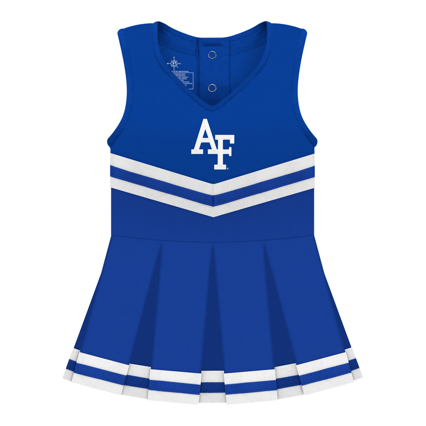 Air Force Solid Cheer Bodysuit Dress