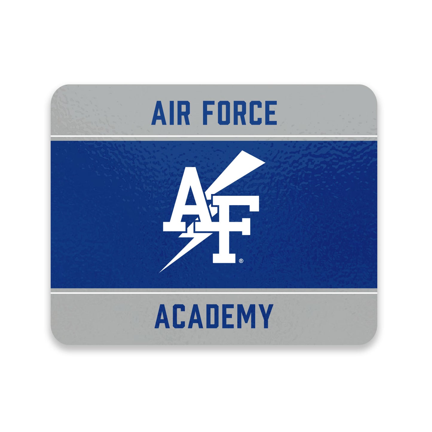 Glass Charcuterie Board with Air Force Logo