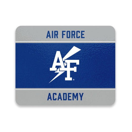 Glass Charcuterie Board with Air Force Logo