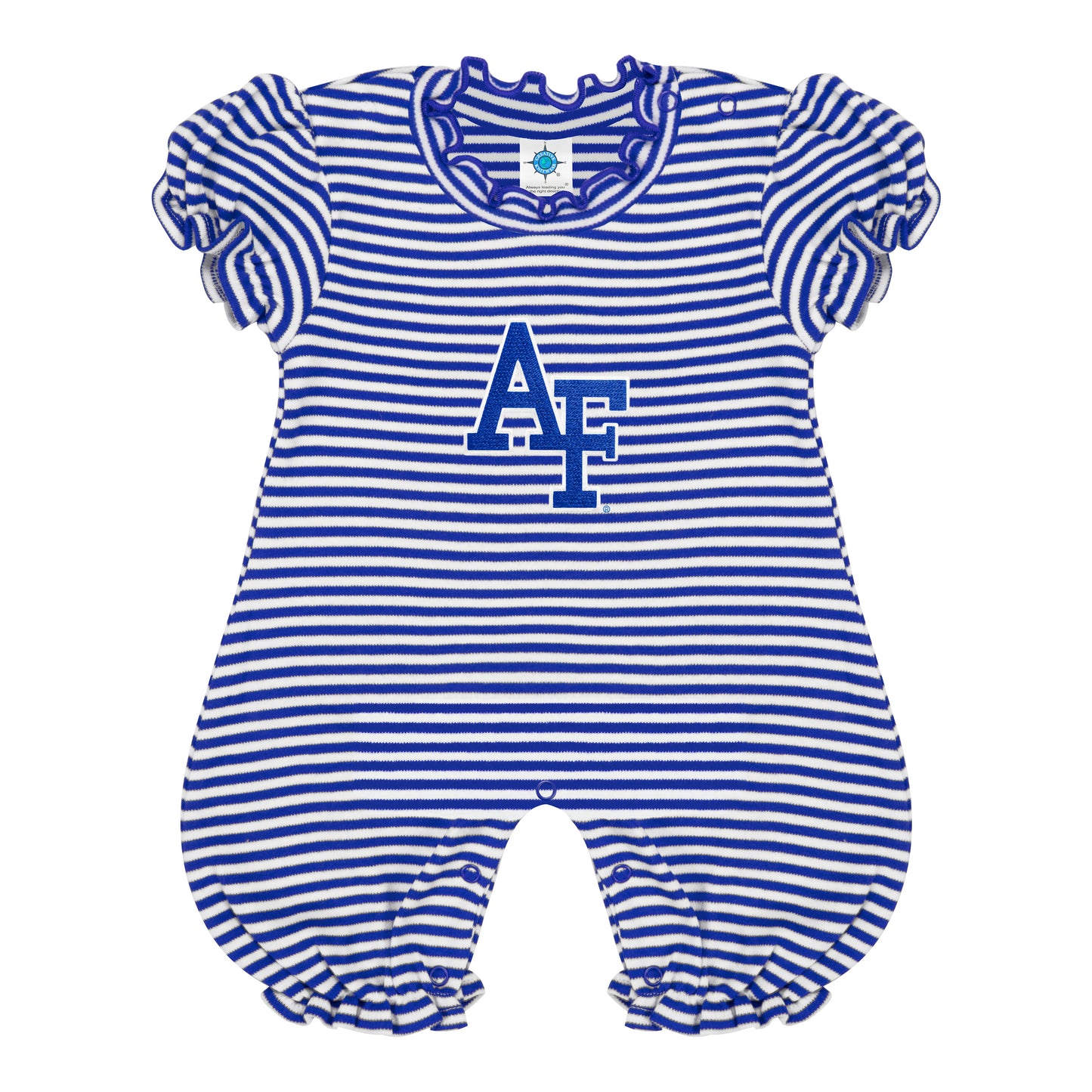 Air Force Stripe Bubble Romper