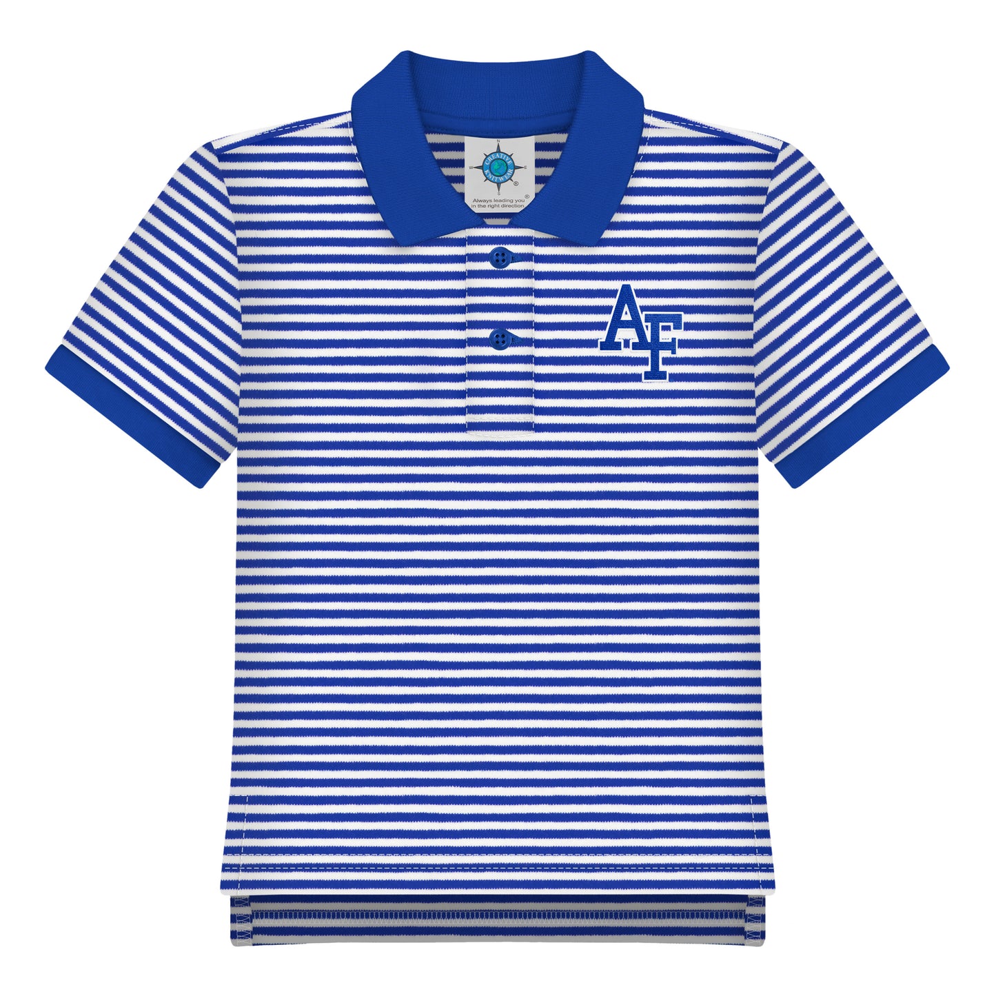 Air Force Stripe Toddler Polo Shirt