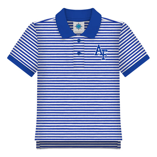Air Force Stripe Toddler Polo Shirt