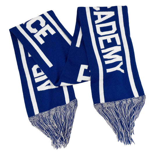 Air Force Academy Knit Scarf - Royal Blue and White