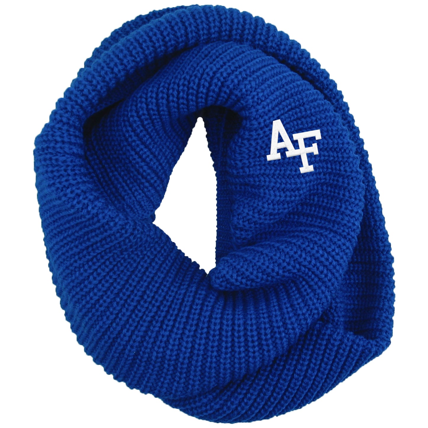 Royal Blue Knit Infinity Scarf