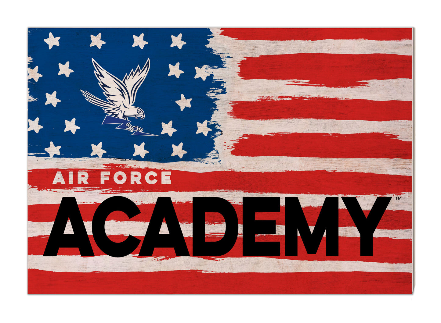 Air Force Academy and Red, White, and Blue Wood Wall Decor