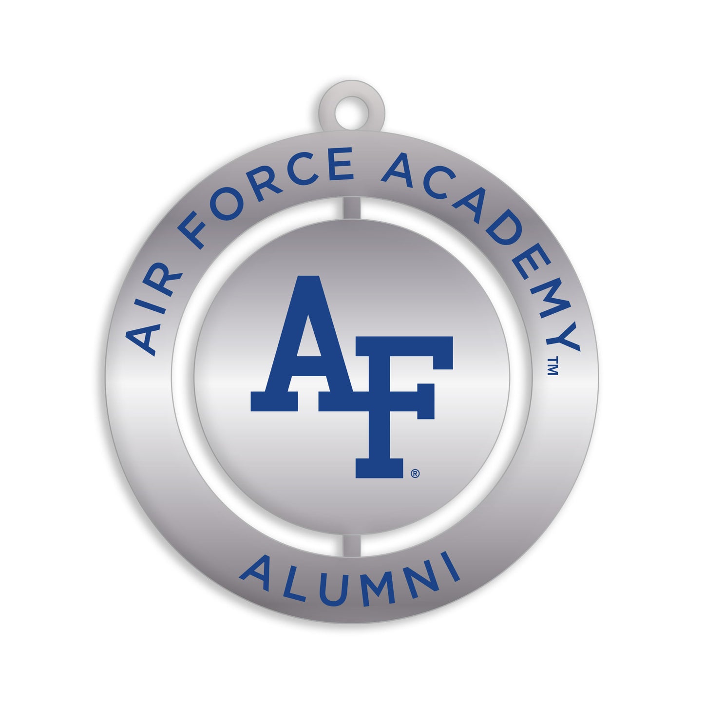 ALUMNI Keyring with Spinner Medallion