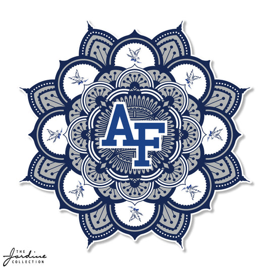 Air Force Flower Window Cling