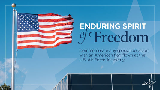 Flown American Flag