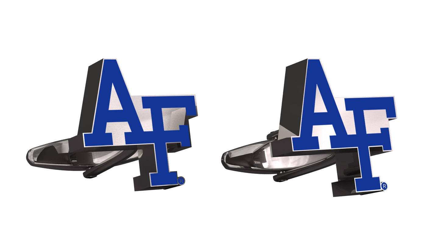 AF Air Force Academy Rhodium Plated Cufflinks