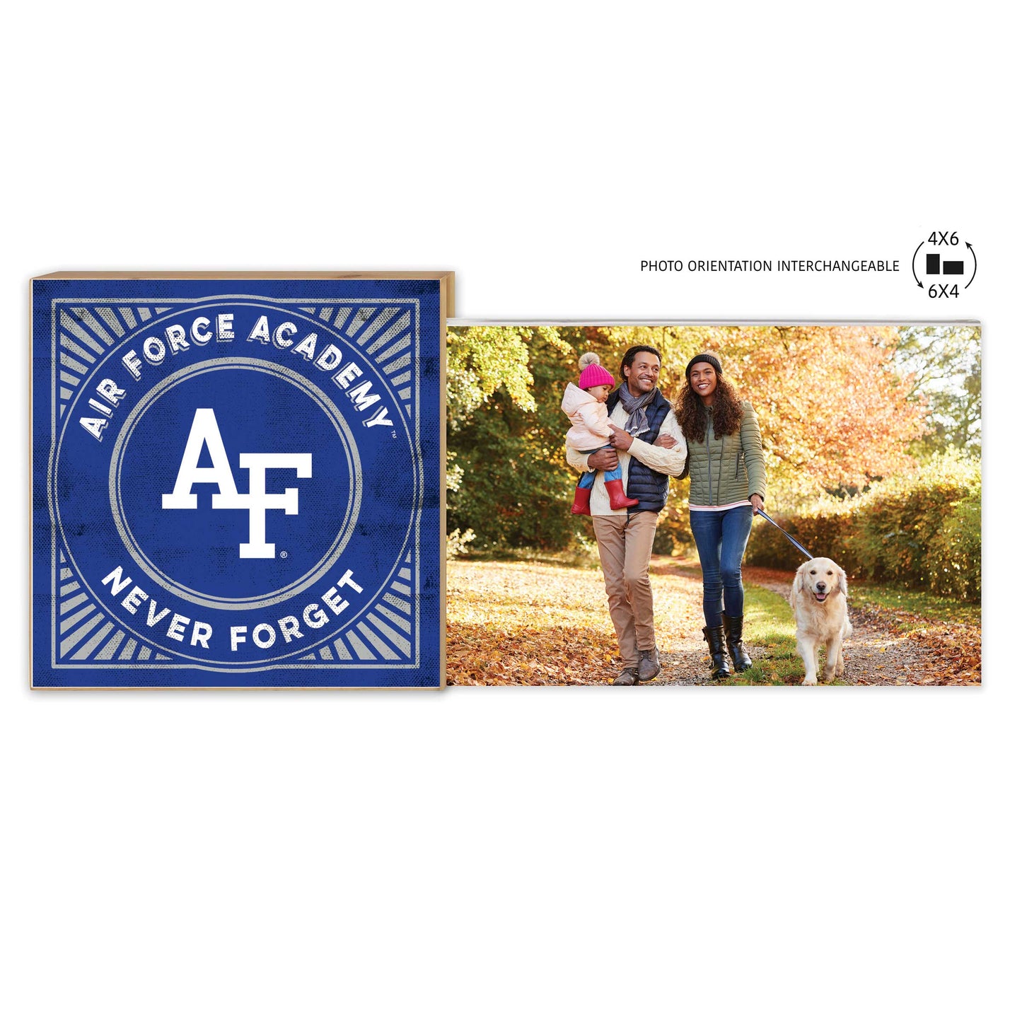Air Force Academy 'Never Forget' Floating Picture Frame