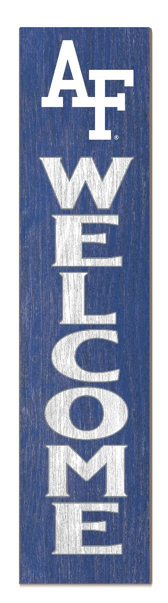 Air Force Welcome Leaning Sign