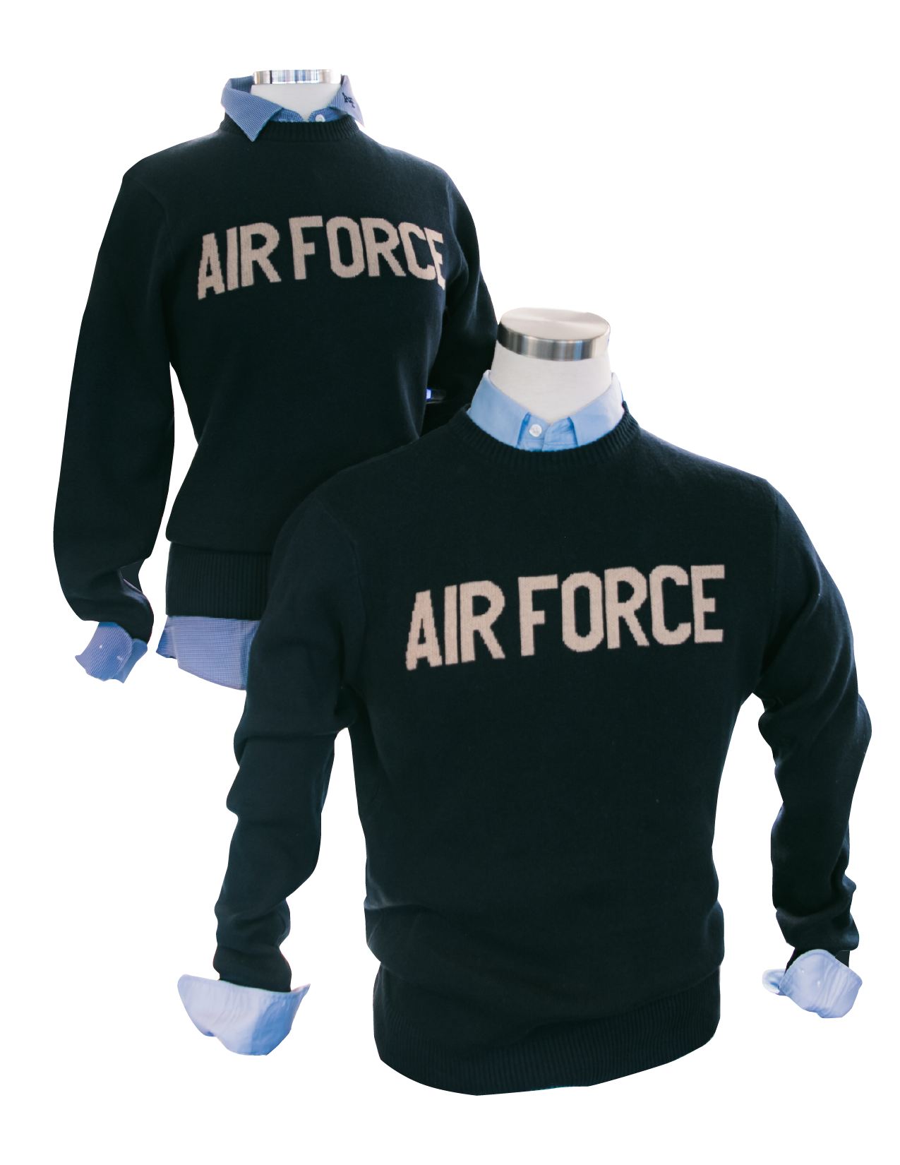 Air Force Navy Vintage Sweater Uscape
