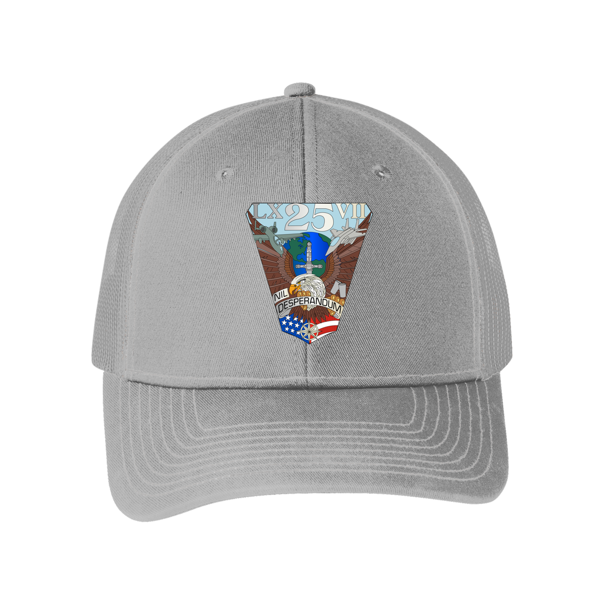 2025 Class Crest Snap Back Trucker Cap Silver