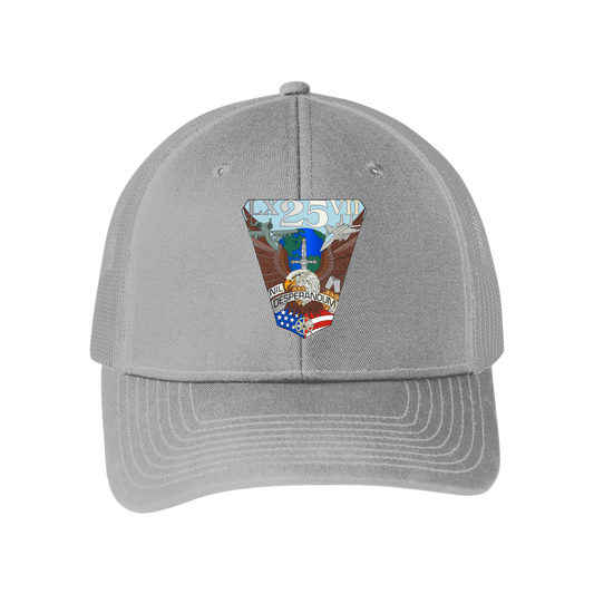 2025 Class Crest Snap Back Trucker Cap Silver