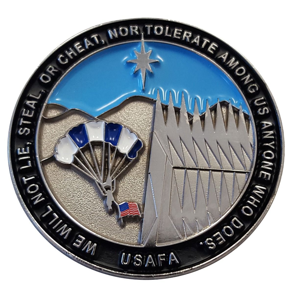 Air Force Academy Chapel Challenge Coin
