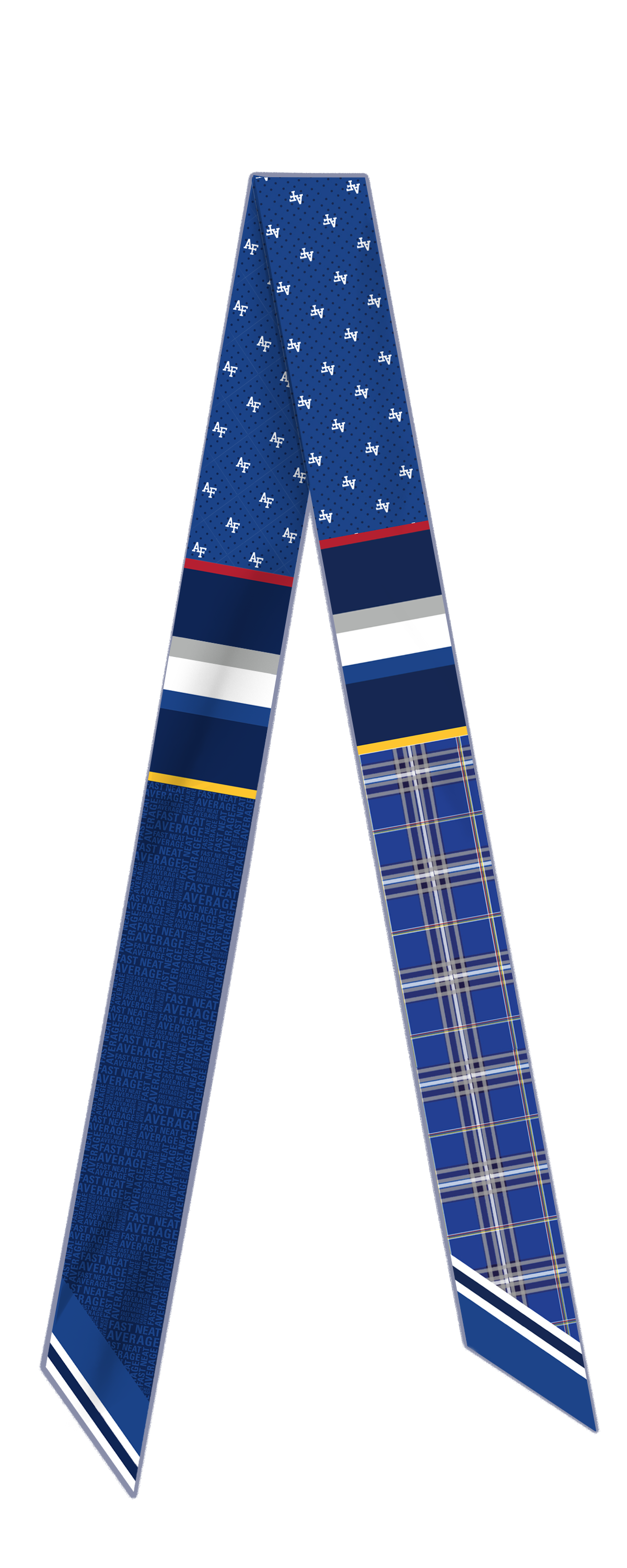 USAFA Ladies Silk Skinny Scarf