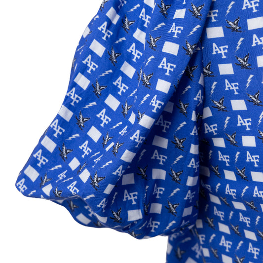 Air Force Twill Puff Sleeve Blouse