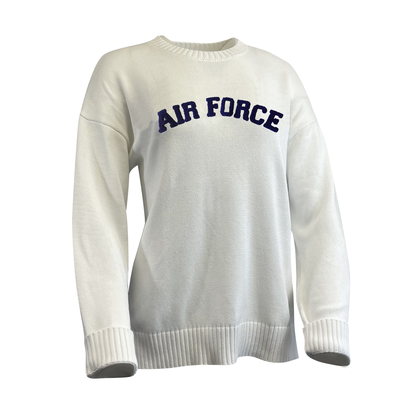 Women's White Air Force Sweater