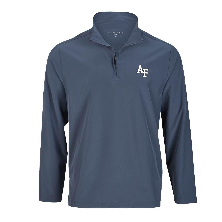 Men's Athleisure Stretch Woven Quarter Zip Pullover