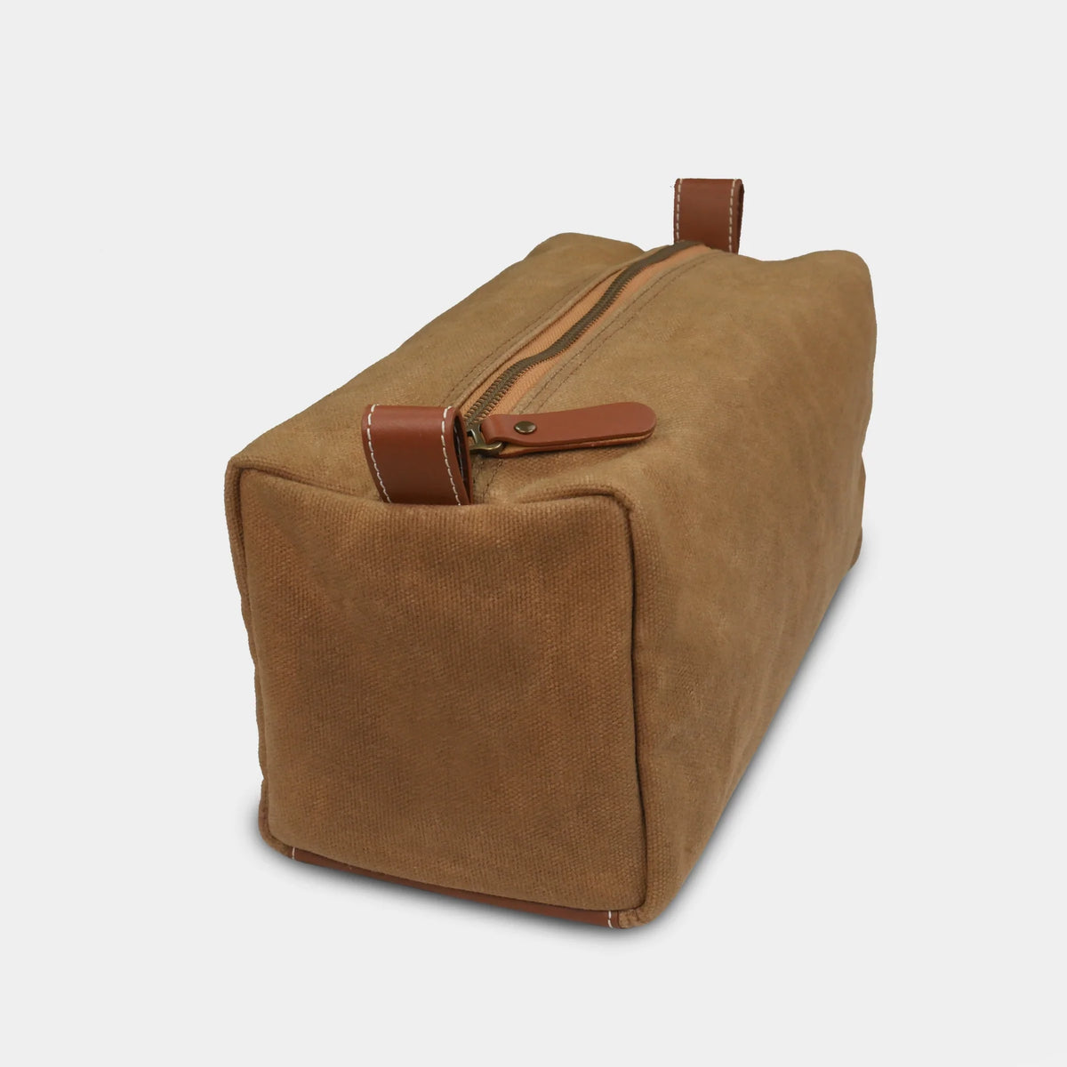Air Force Brown Waxed Canvas Dopp Kit