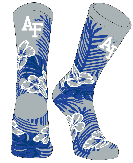 Silver Class Color Collection Luau Socks