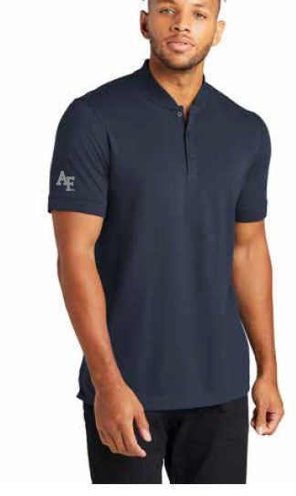 Men's Dark Blue Henley Style Shirt