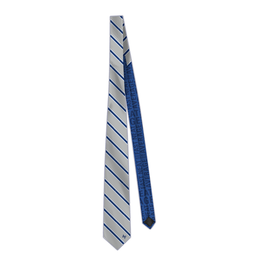 USAFA Silk Striped Necktie Class Color Collection - Silver