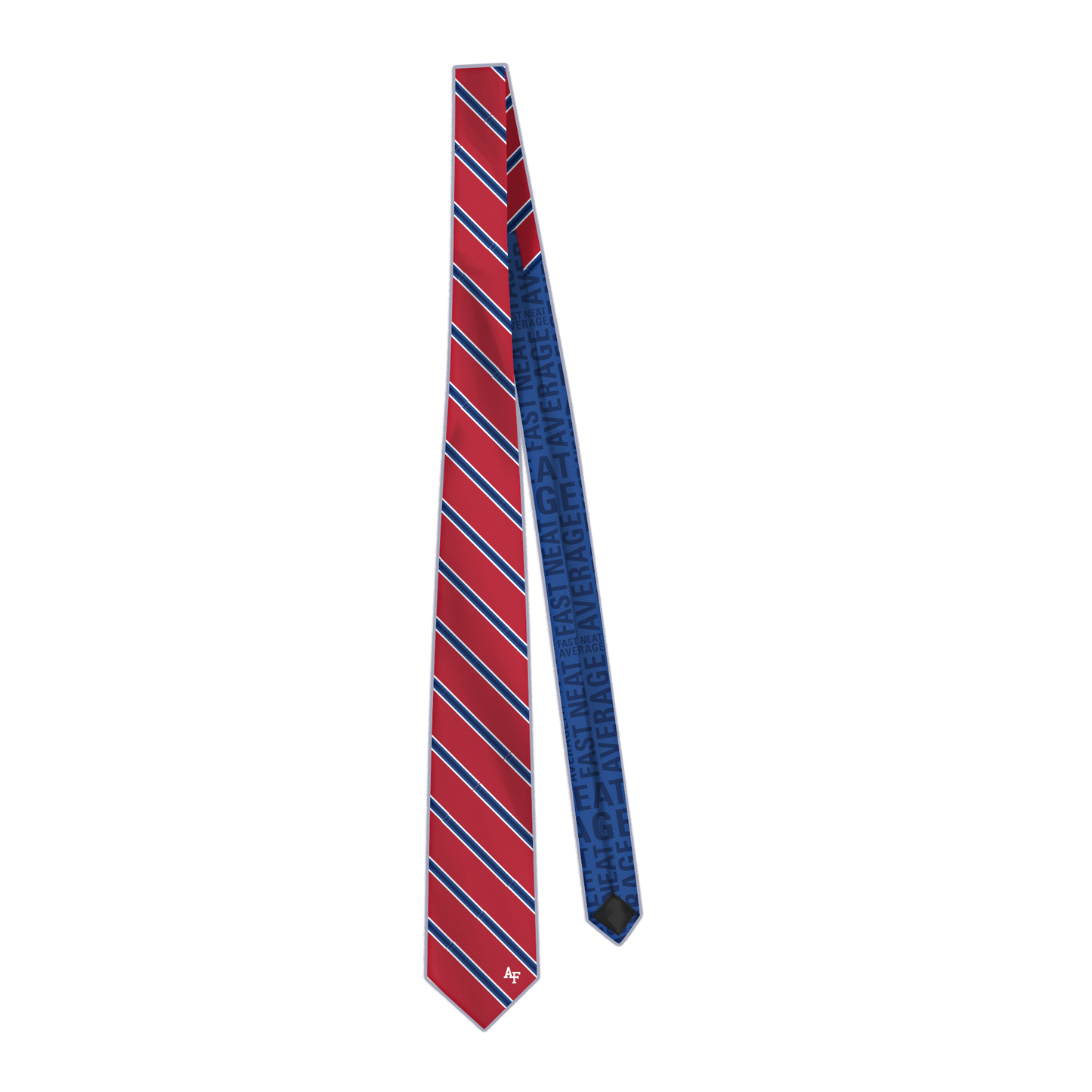 USAFA Silk Striped Necktie Class Color Collection - Red