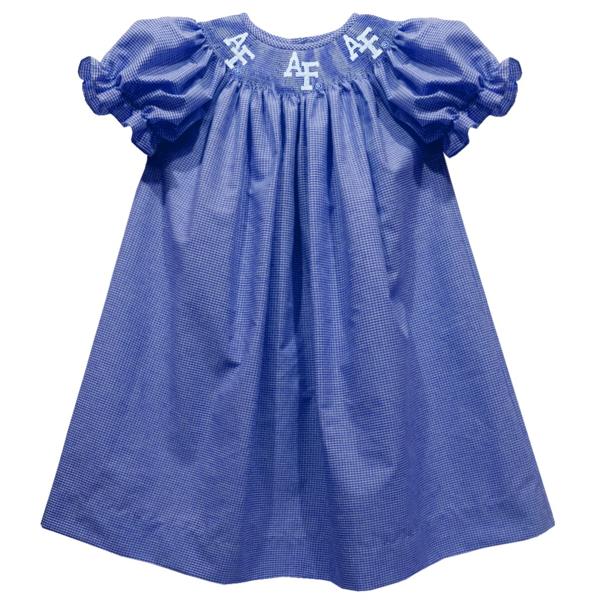 Olivia Mini Check Smocked Dress