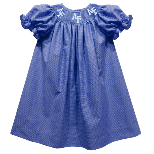 Olivia Mini Check Smocked Dress