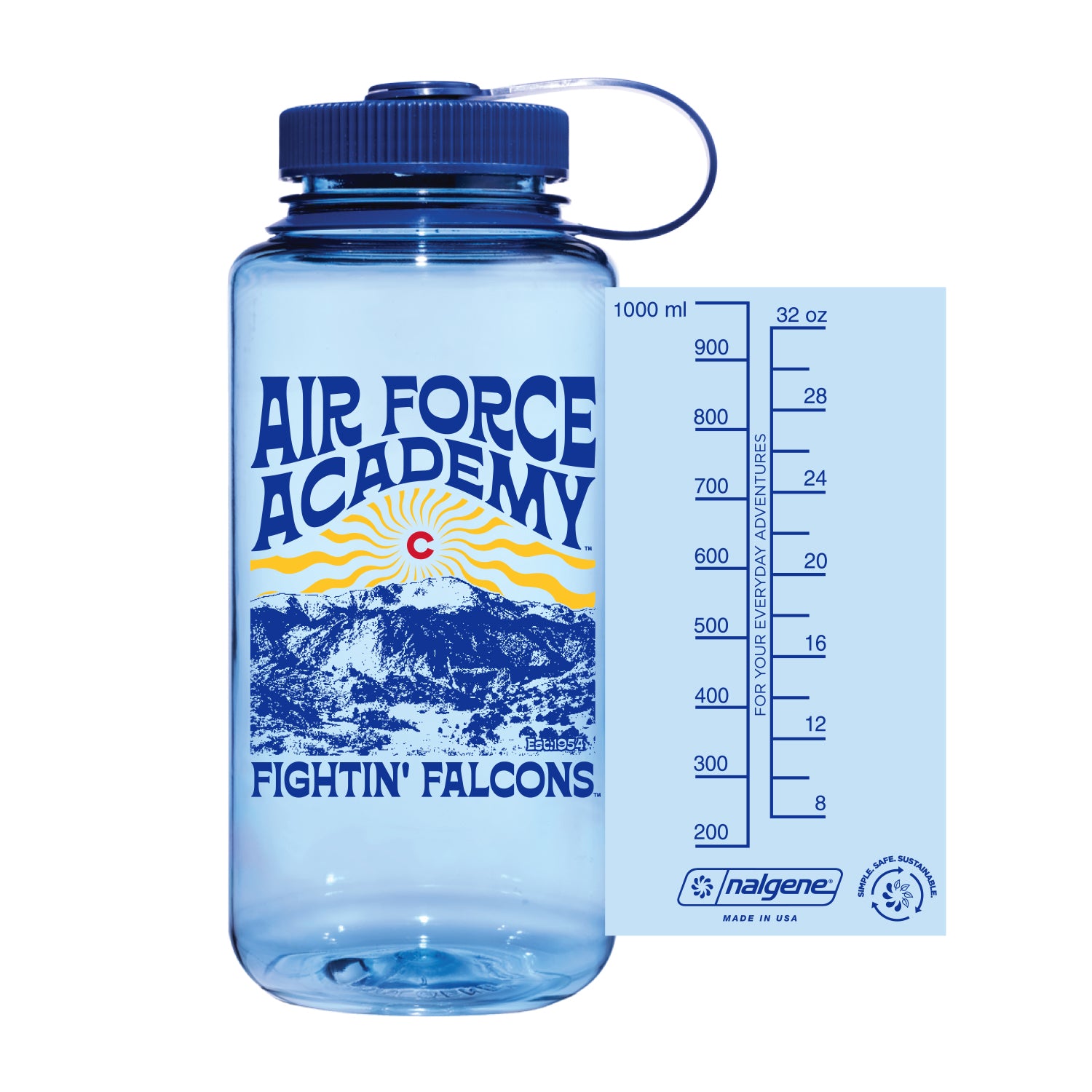 Sunburst Nalgene Water Bottle 32 oz USAFA Hydration Gear