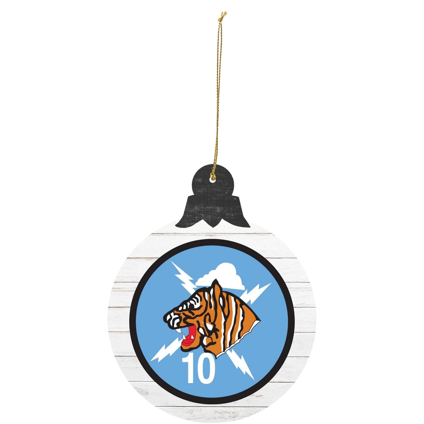 Cadet Squadron 10 "Tiger Ten" Tree Ornament