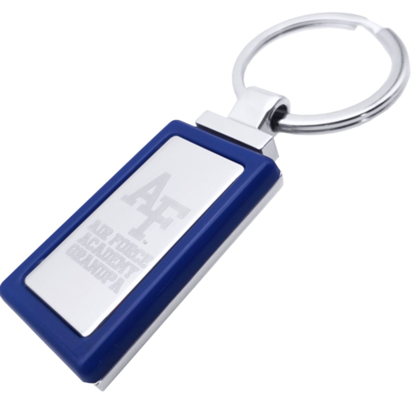 Grandpa Keyring with Rectangle Dangle
