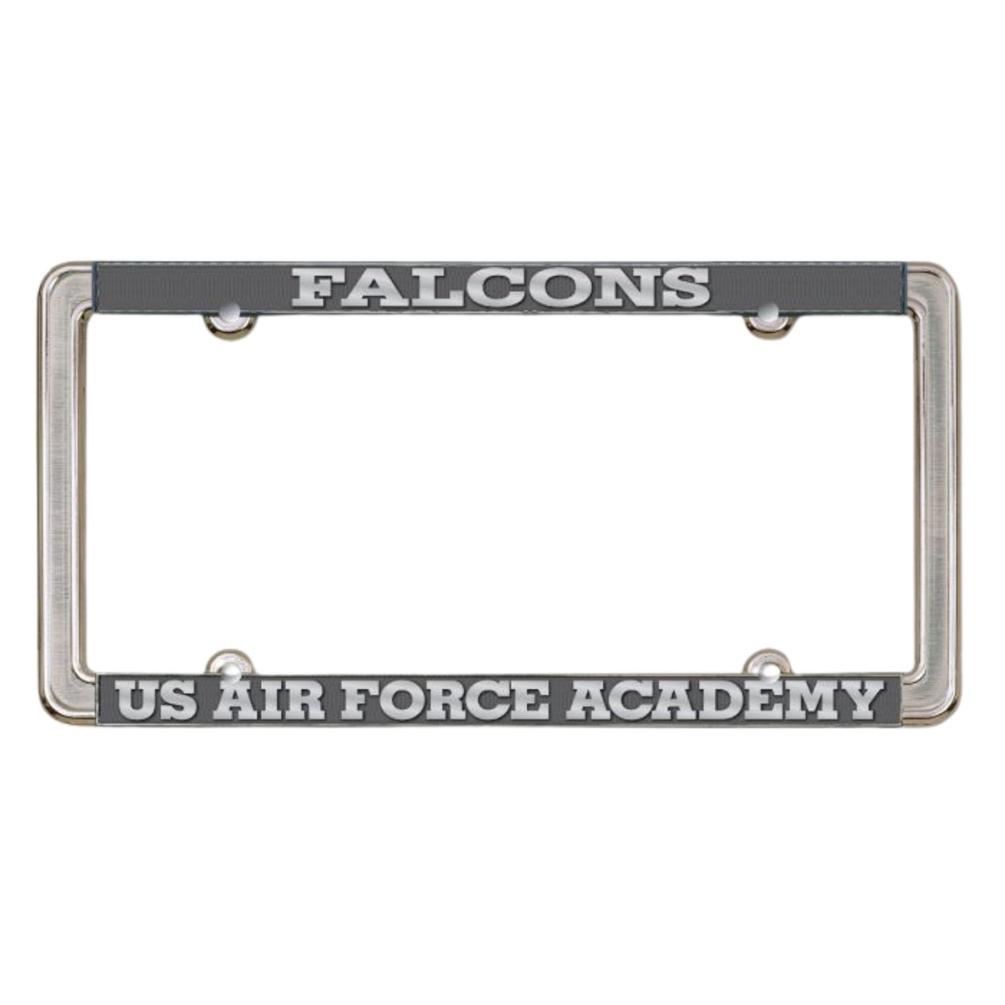 Air Force Academy Falcons Pewter License Plate Frame
