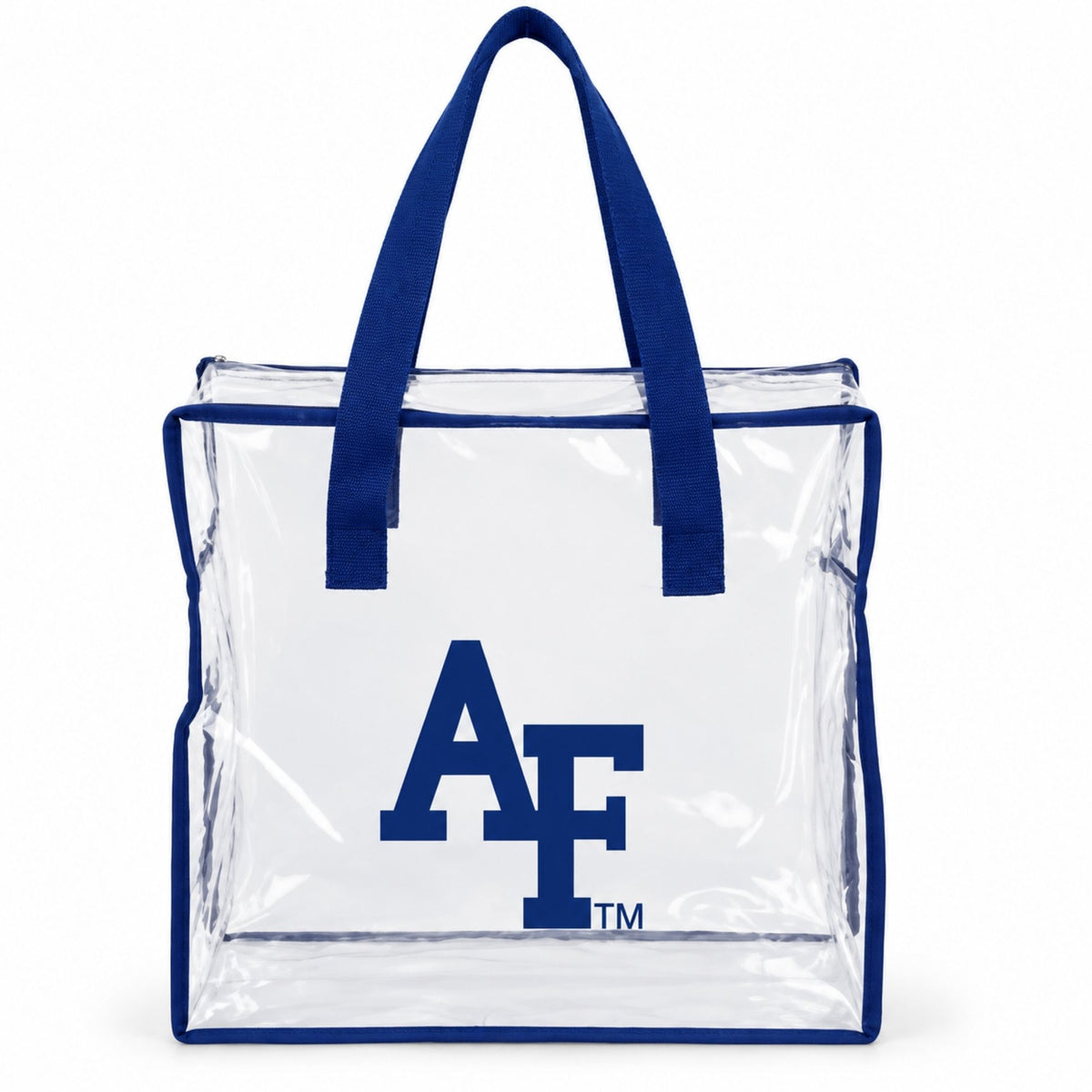 Air Force Stadium Zipper Clear Tote Bag