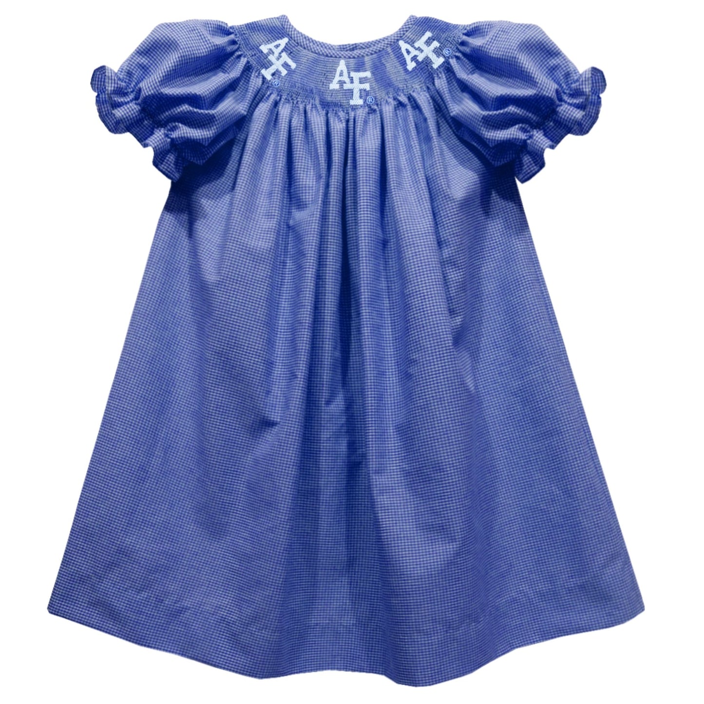 Olivia Mini Check Smocked Dress