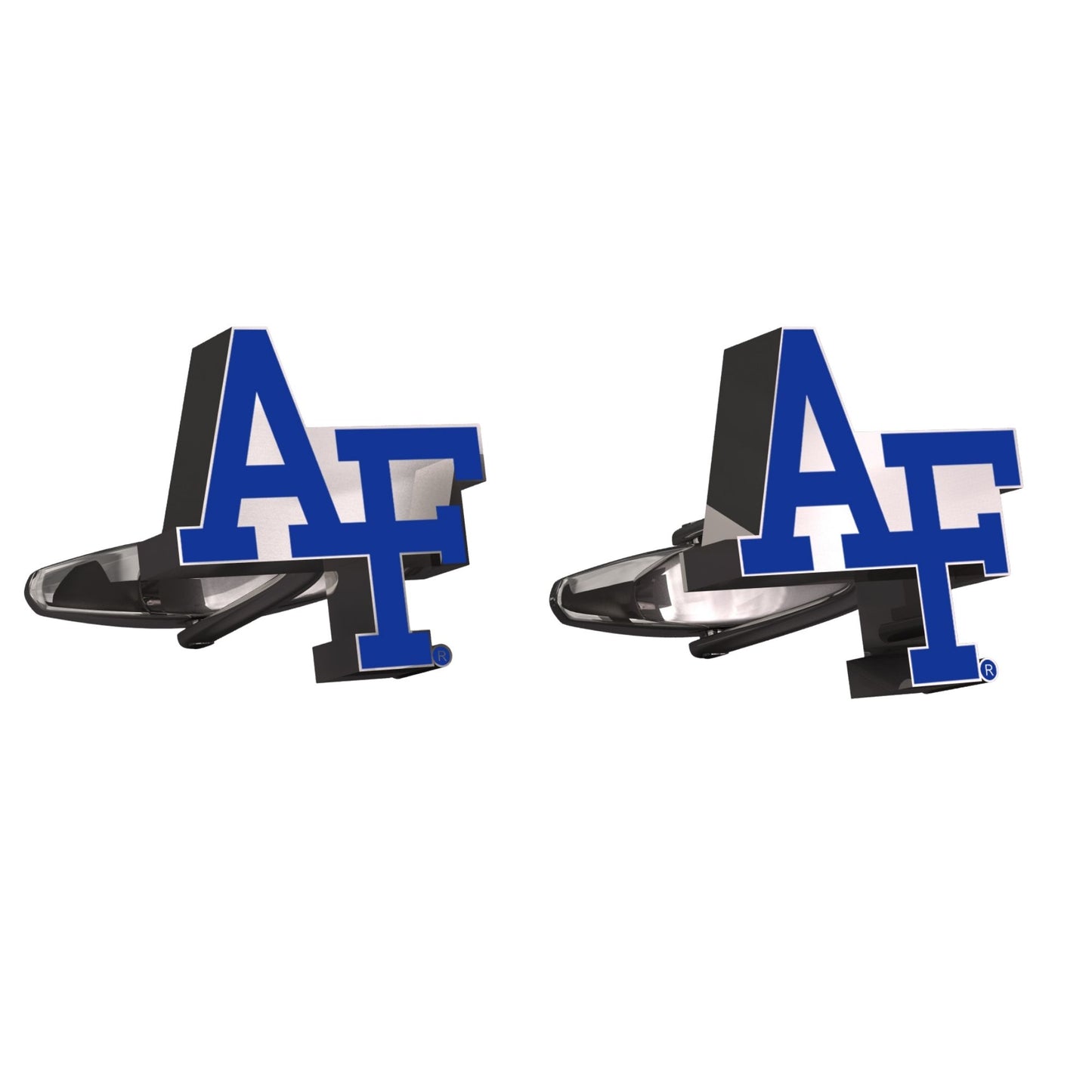 AF Air Force Academy Rhodium Plated Cufflinks