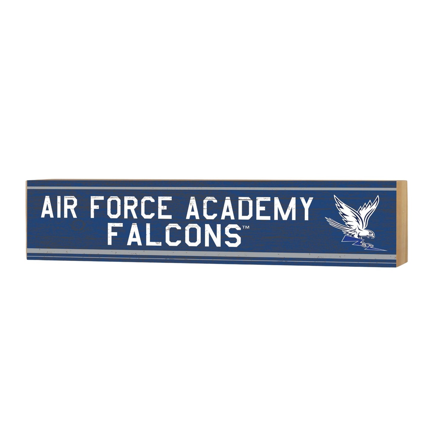 "Air Force Academy Falcons" Wood Block Shelf Sitter