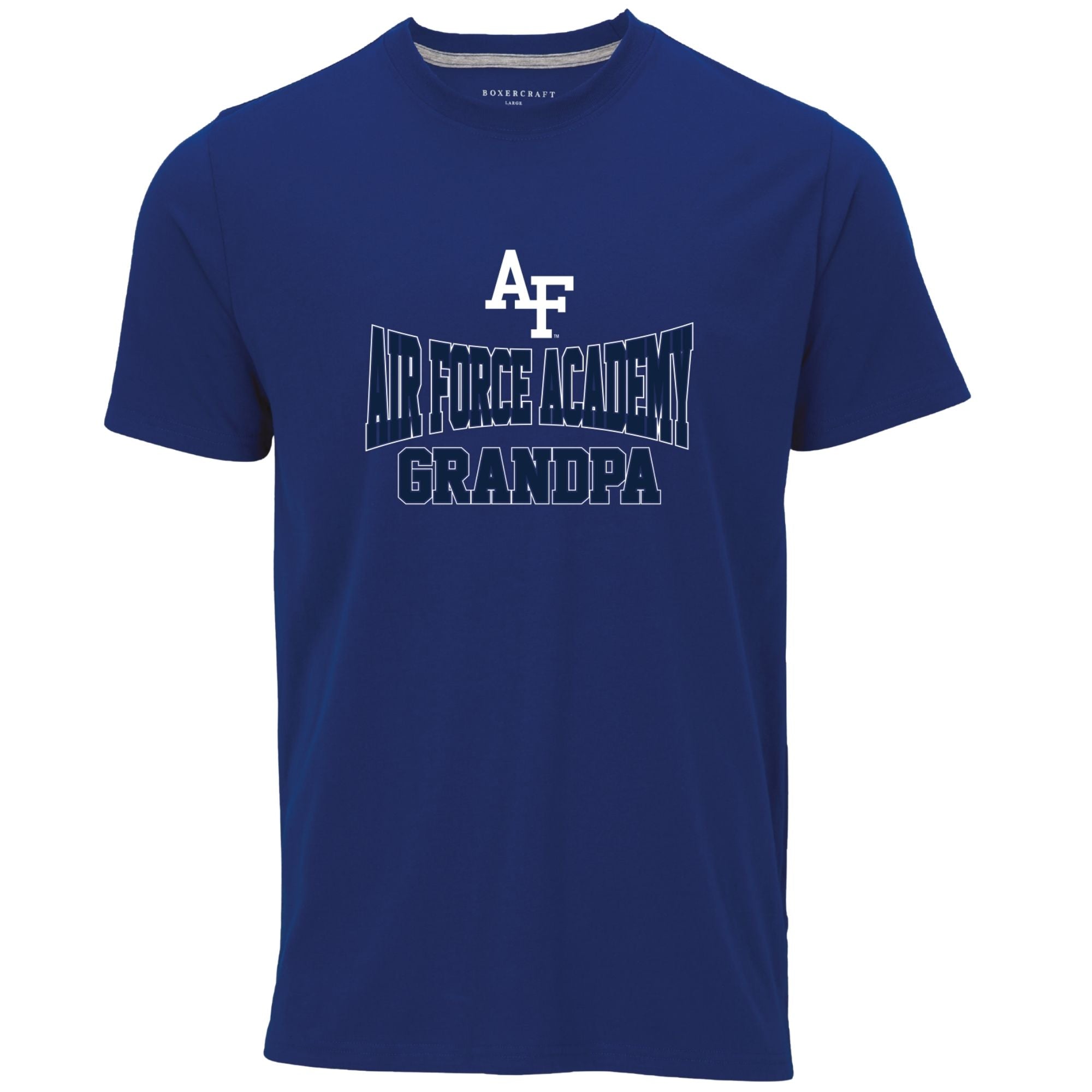 Grandpa Air Force Academy Crewneck Tee – Royal Blue | USAFA