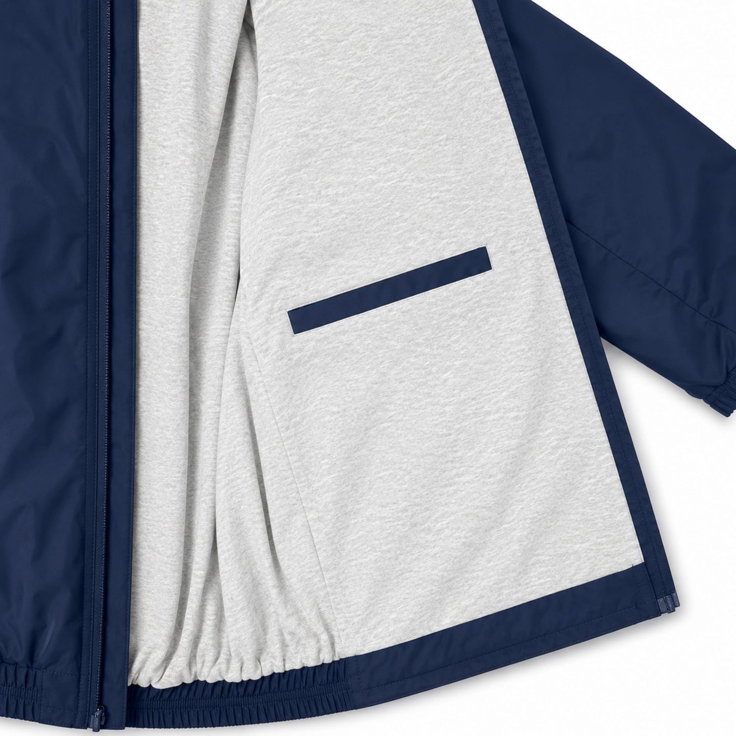 Navy Air Force Academy Liberty Trail Windbreaker with hood and large back graphic