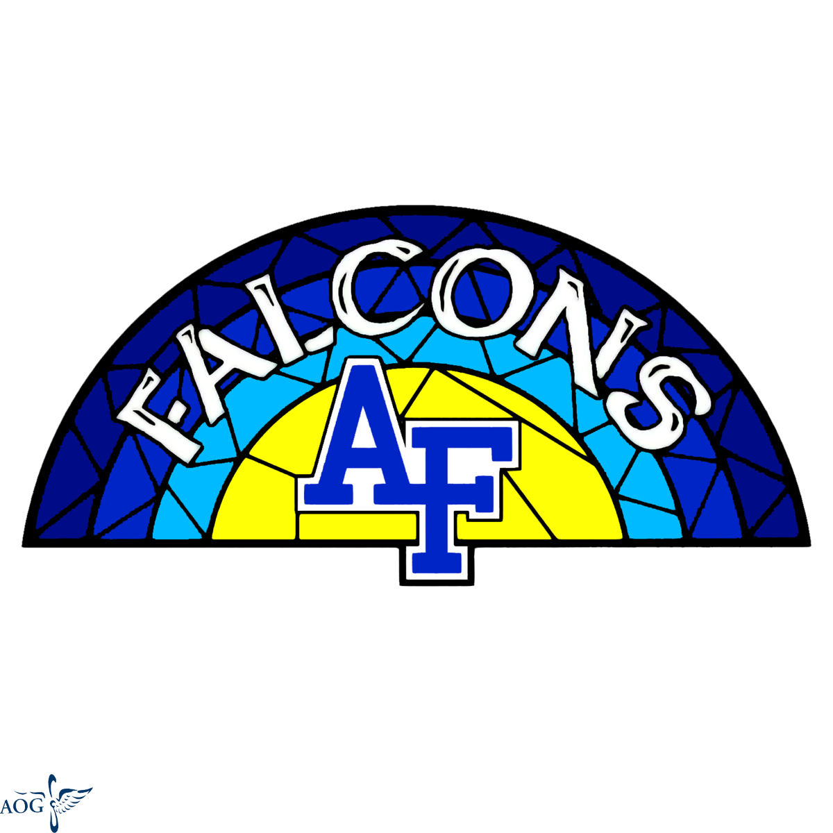 AF Falcons Arch Decal