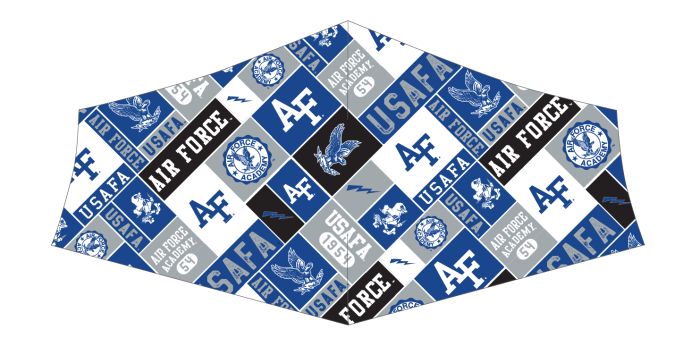 Face Mask Multi Air Force Logo