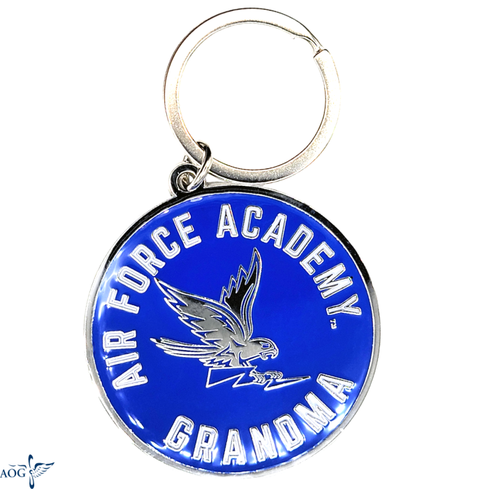 Grandma Round Enamel Keyring