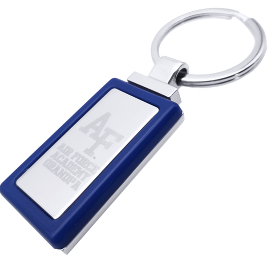 Grandpa Keyring with Rectangle Dangle