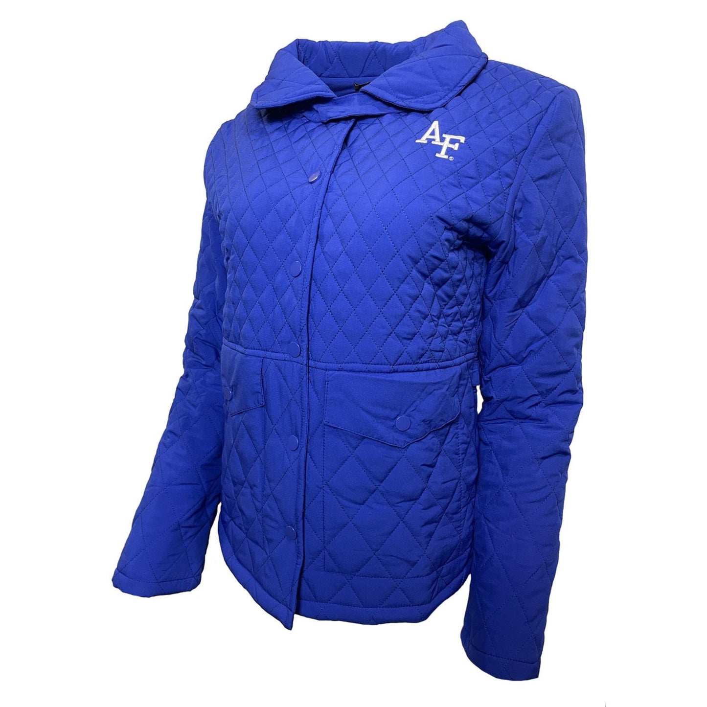Ladies Royal Blue Quilted Jacket